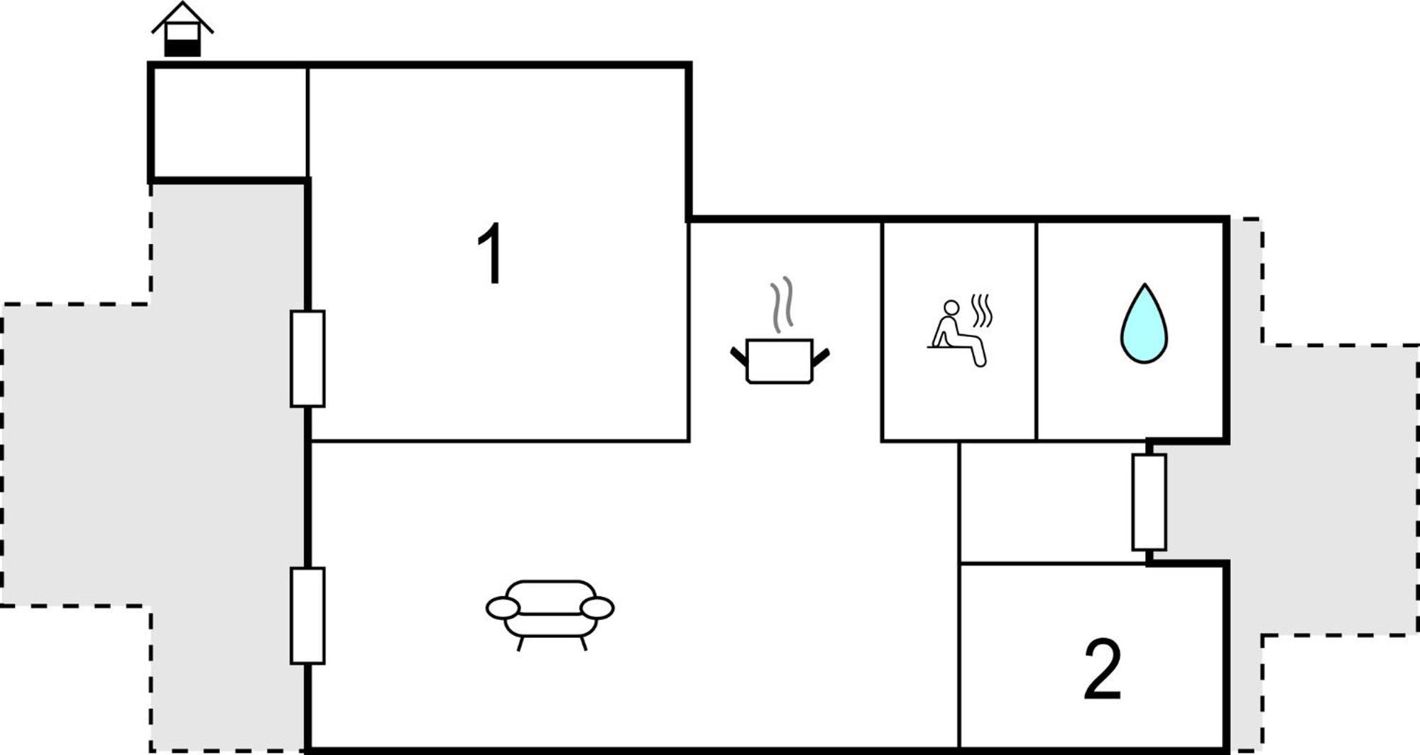Awesome Apartment In Rechlin With Sauna 외부 사진
